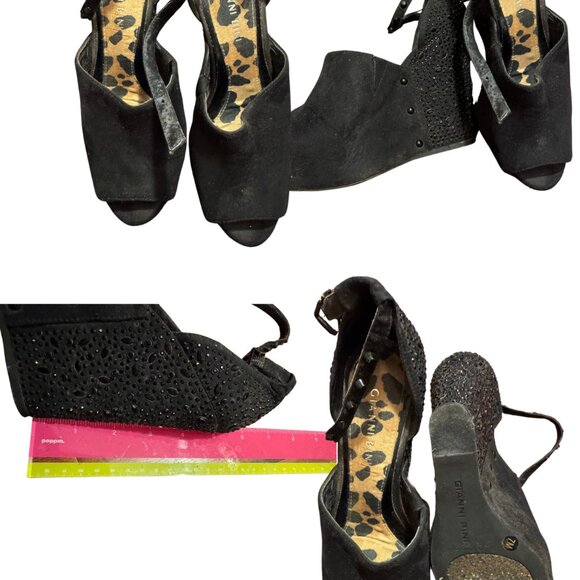 Gianna Bini Size 7 Wedges - Picture 3 of 5
